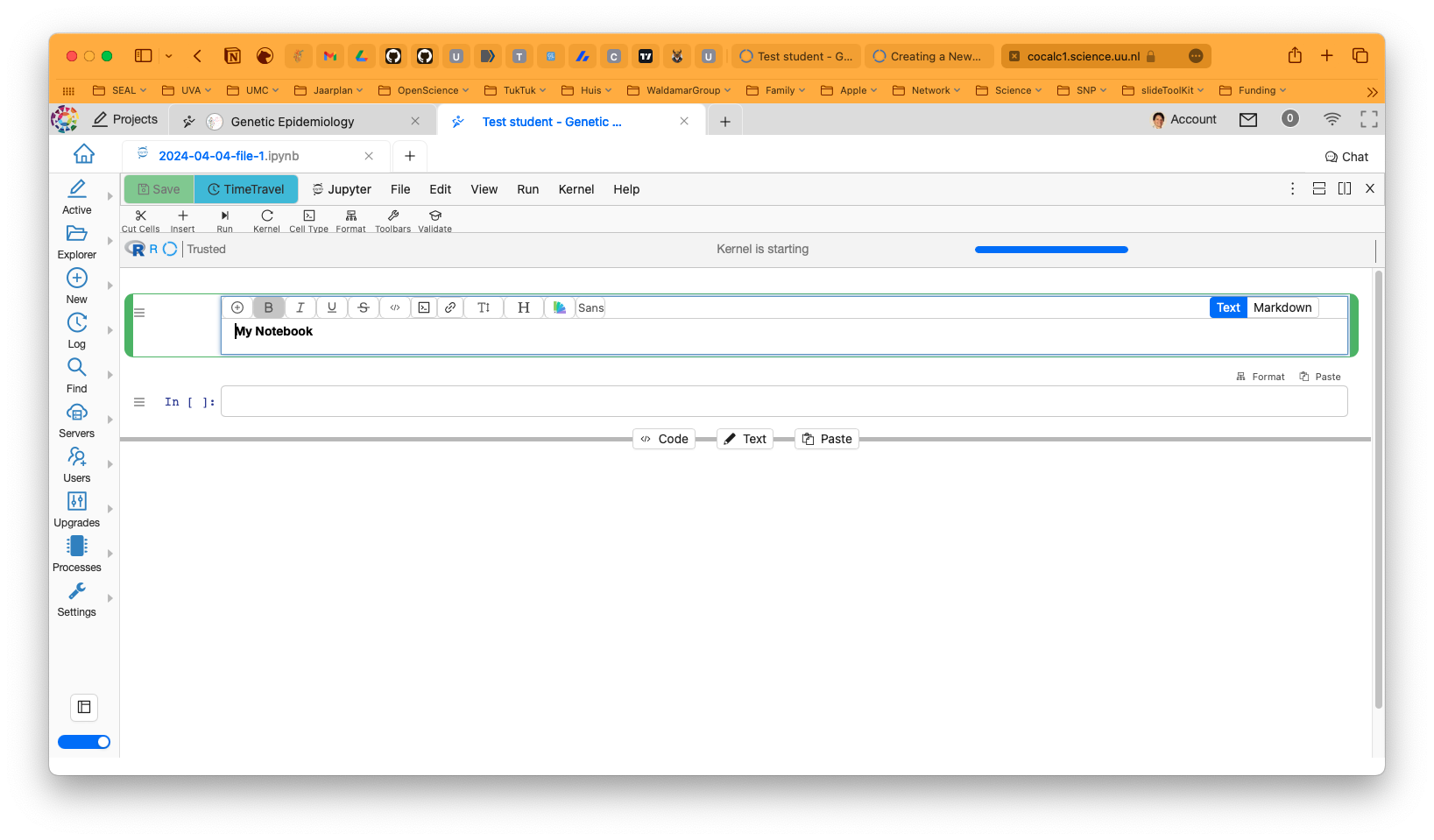 CoCalc starting your notebook.